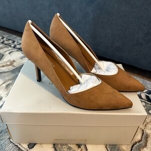 Mark Fisher Tan/brown Suede Pumps